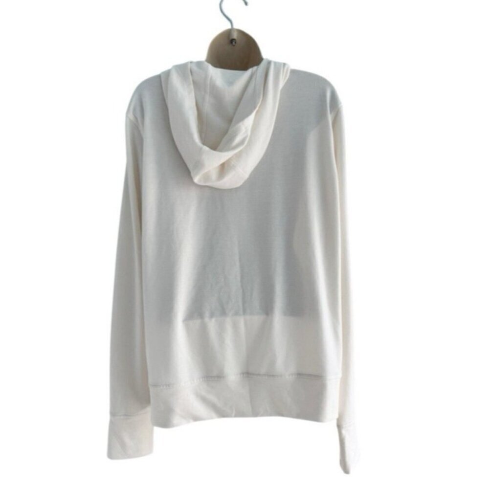 Marmot Women's Sz L Tallac Cream Hoodie Hooded Pullover Shirt - Picture 3 of 9